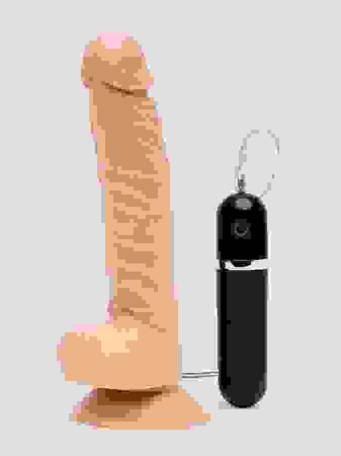 Lifelike Lover Classic Realistic Dildo Vibrator 8 Inch, Flesh Tan, hi-res